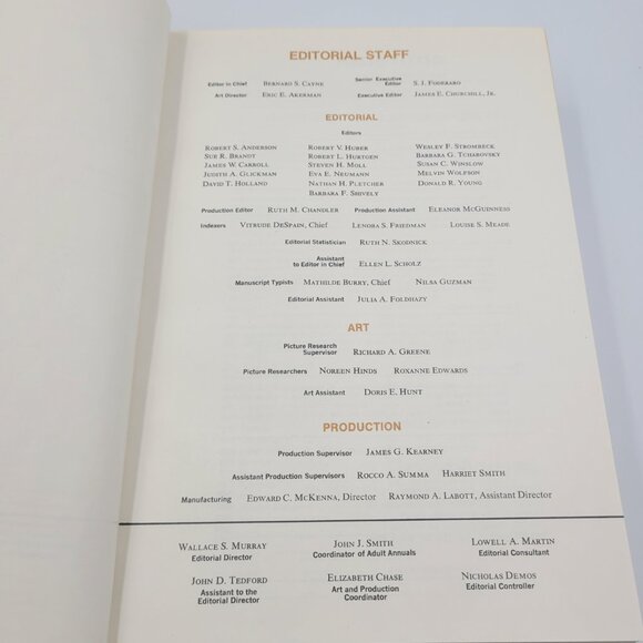 Vintage 1974 Grolier Encyclopedia Year Book | Rare Publishing Collectible - Picture 7 of 16